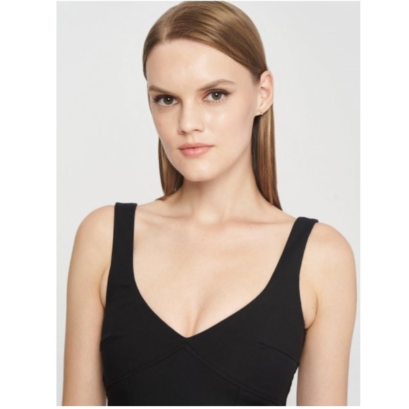 NWOT- Zara Black Mini Bodycon Dress - Picture 4 of 8